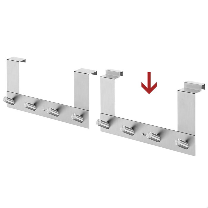 Zack Colgador de Puerta con 4 Ganchos Colección Exit para Puertas con Rebaja